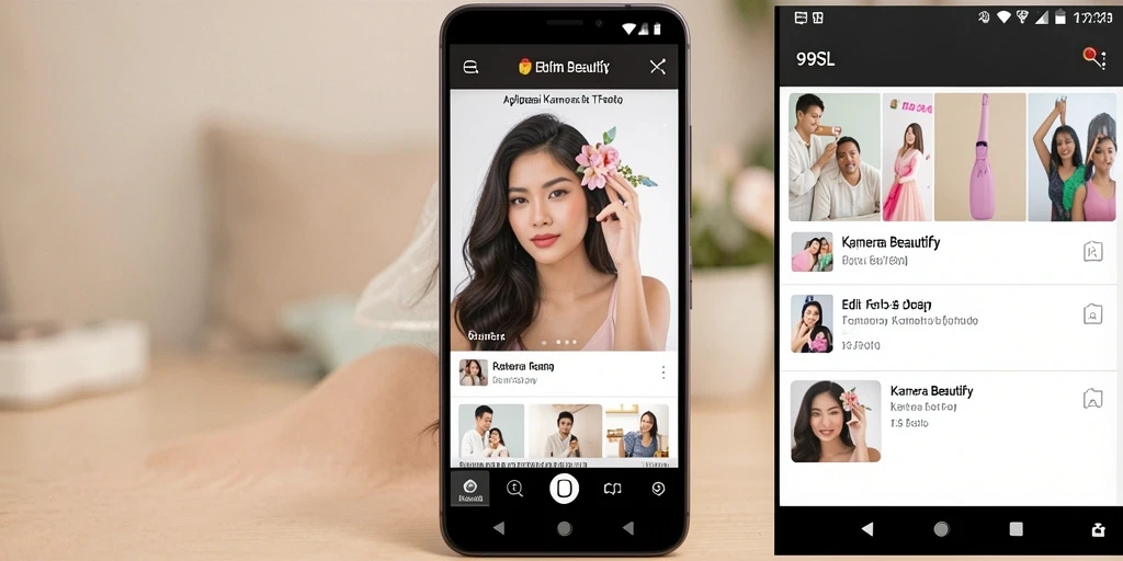 Antarmuka aplikasi 99SL yang ramah pengguna untuk editing foto.