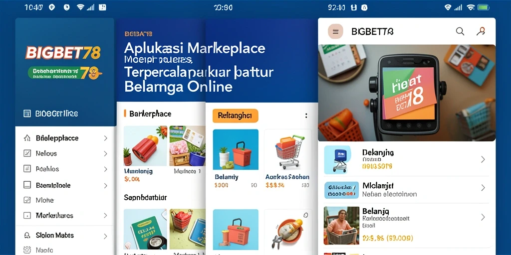 Antarmuka aplikasi BIGBET78 yang ramah pengguna untuk belanja online.