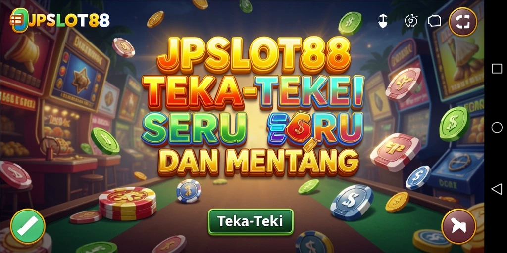 Tampilan antarmuka permainan Teka-Teki JPSLOT88 yang menarik.