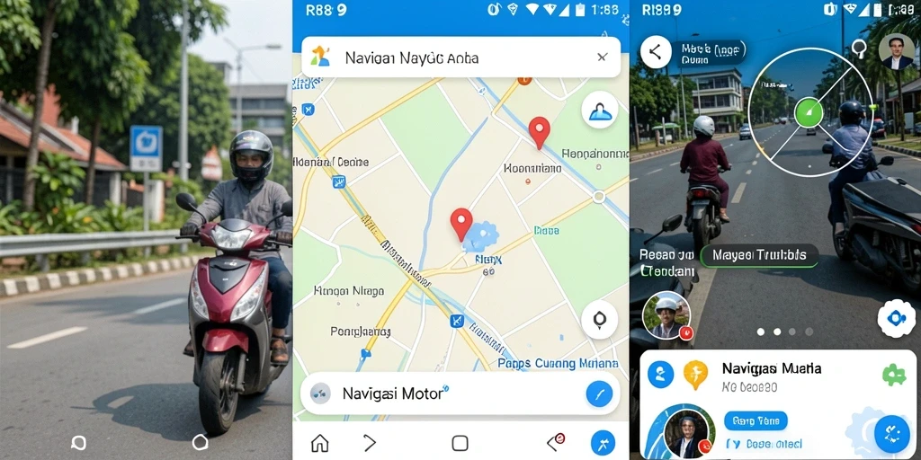 Screenshot antarmuka RR89 yang menunjukkan navigasi motor yang efisien.
