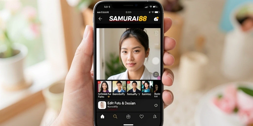 Antarmuka pengguna yang menarik dan mudah digunakan di SAMURAI88.
